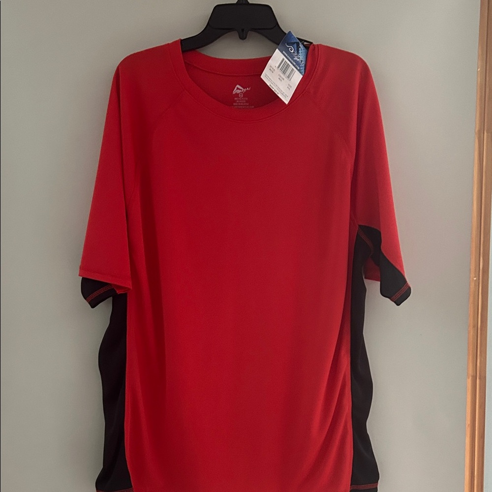 Kanu Surf Red and Black Men's Short Sleeve Tee XXL